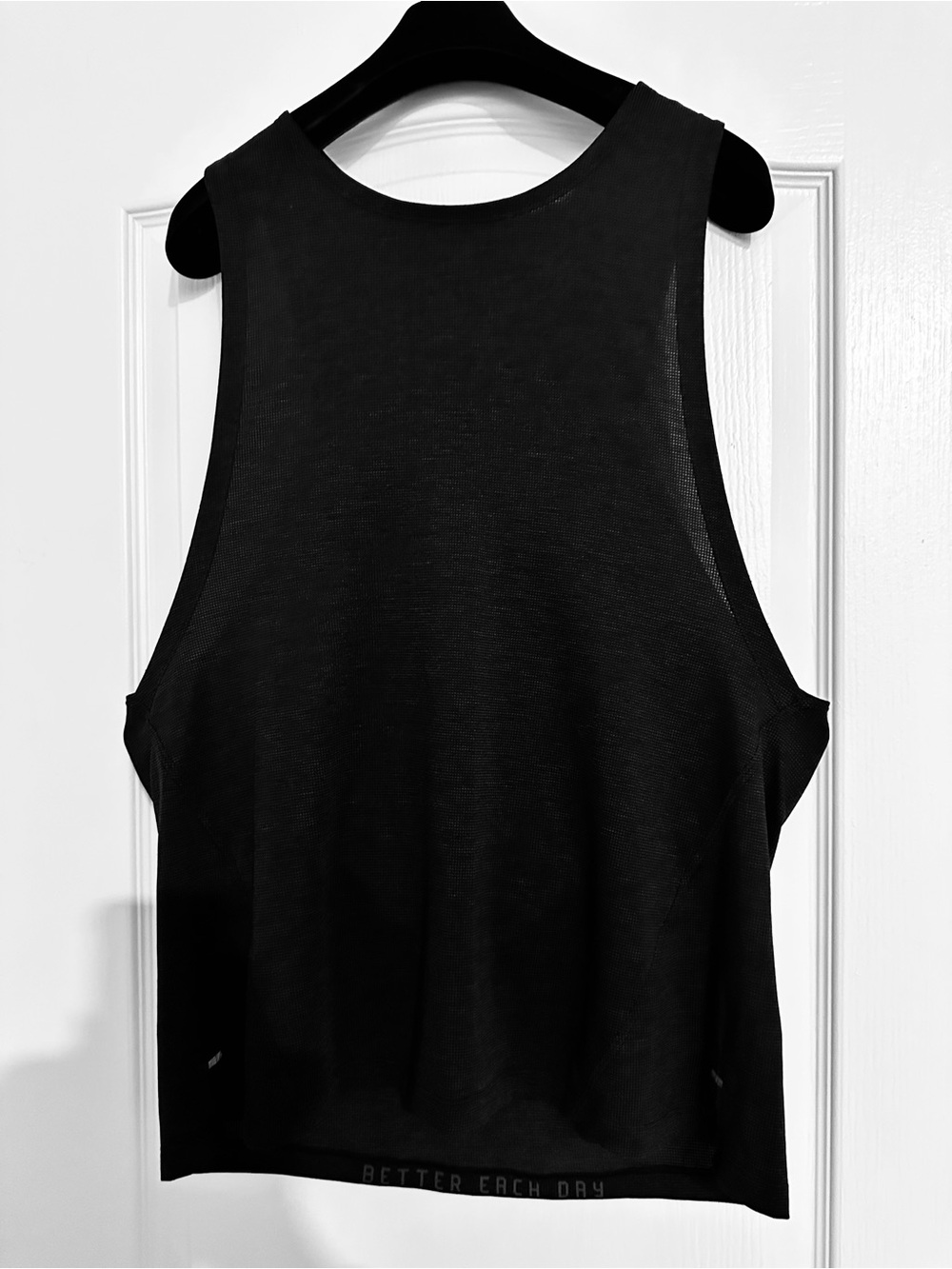LULULEMON BLACK ATHLETIC TANK TOP SIZE: M MENS